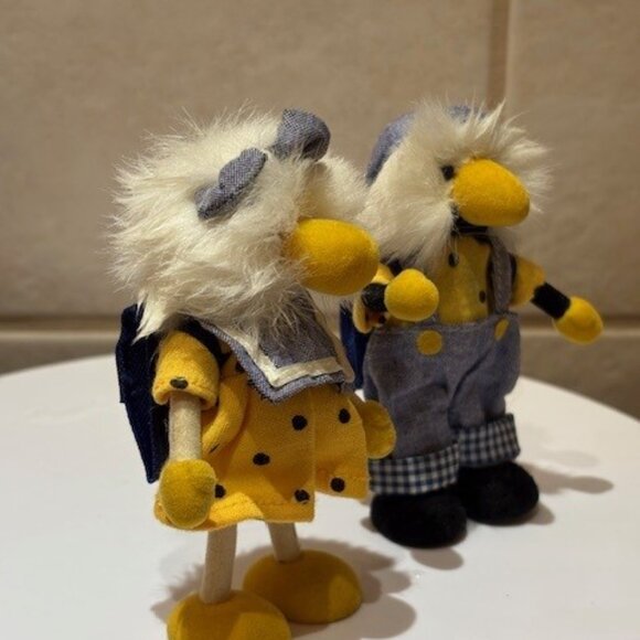 Vintage Nici Ducks Miniature Figurines Family Ducks going to school Paws & Head - Picture 3 of 7